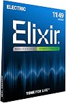 Elixir Strings, Electric Guitar Strings, Nickel Plated Steel with OPTIWEB Technology, Longest-Lasting Crisp Tone with Comfortable Feel, 6 String Set, Light/Heavy 10-52