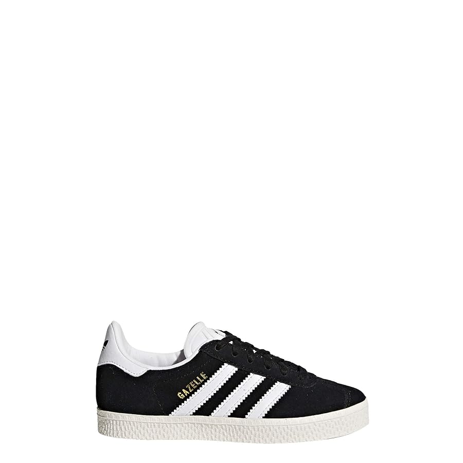 Amazon.com | adidas Originals Kids Gazelle Black/White/Gold