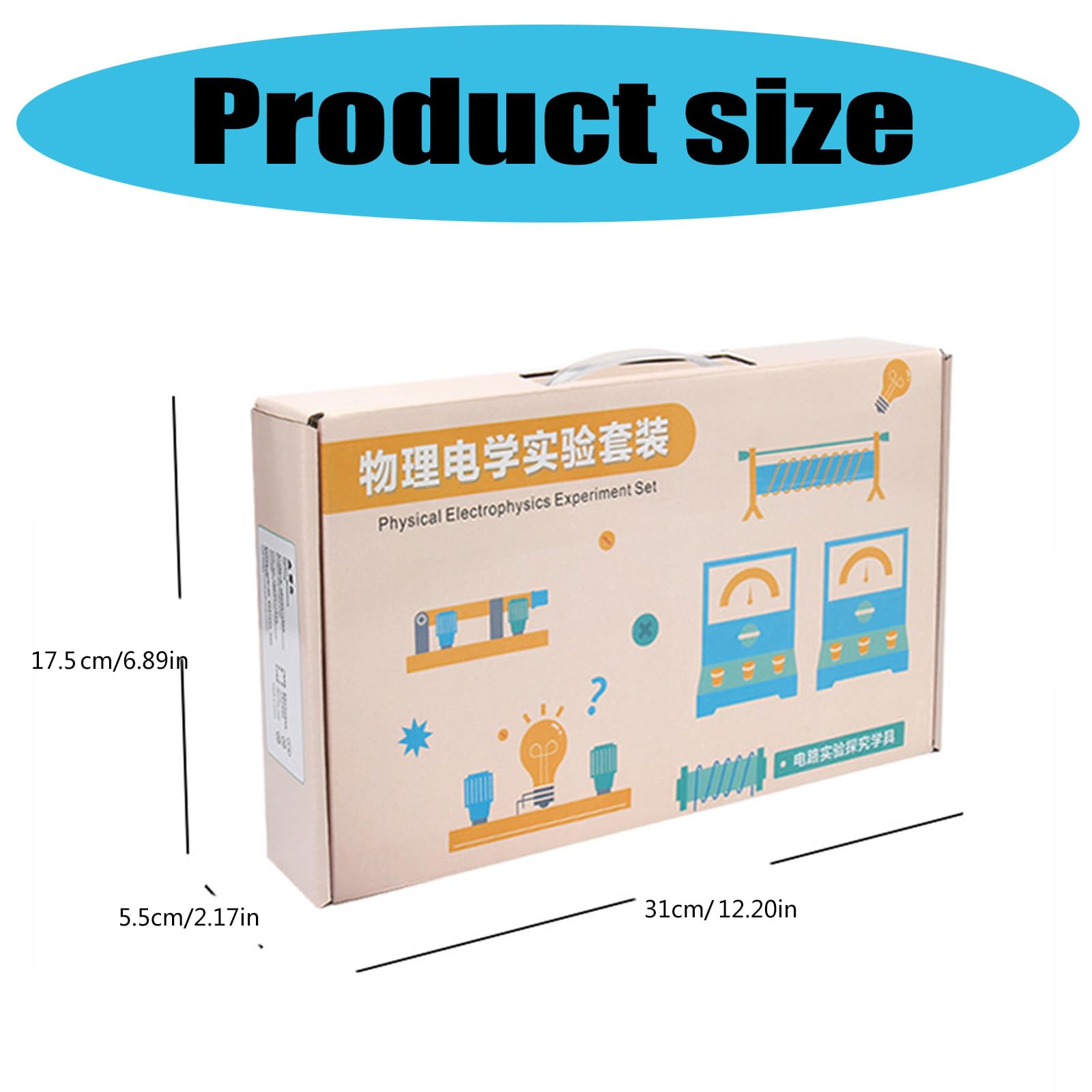 Fisica Elettrofisica Esperimento Set Kit di esperimenti scientifici Circuiti di costruzione per Esperimenti scientifici in aula Scienze Fisiche Scienze Laboratorio Kit Circuiti di apprendimento