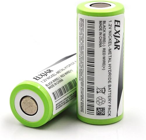 Miniatura 6 de YUTSUJO Paquete de 5 baterías Ni-MH de 1.2V 1200mAh 45A para Lithonia ELB-1210N ELB-1201N KR-1500AUL KR1100AE KR-1200AUL ASC0086 Señal de salida Luz