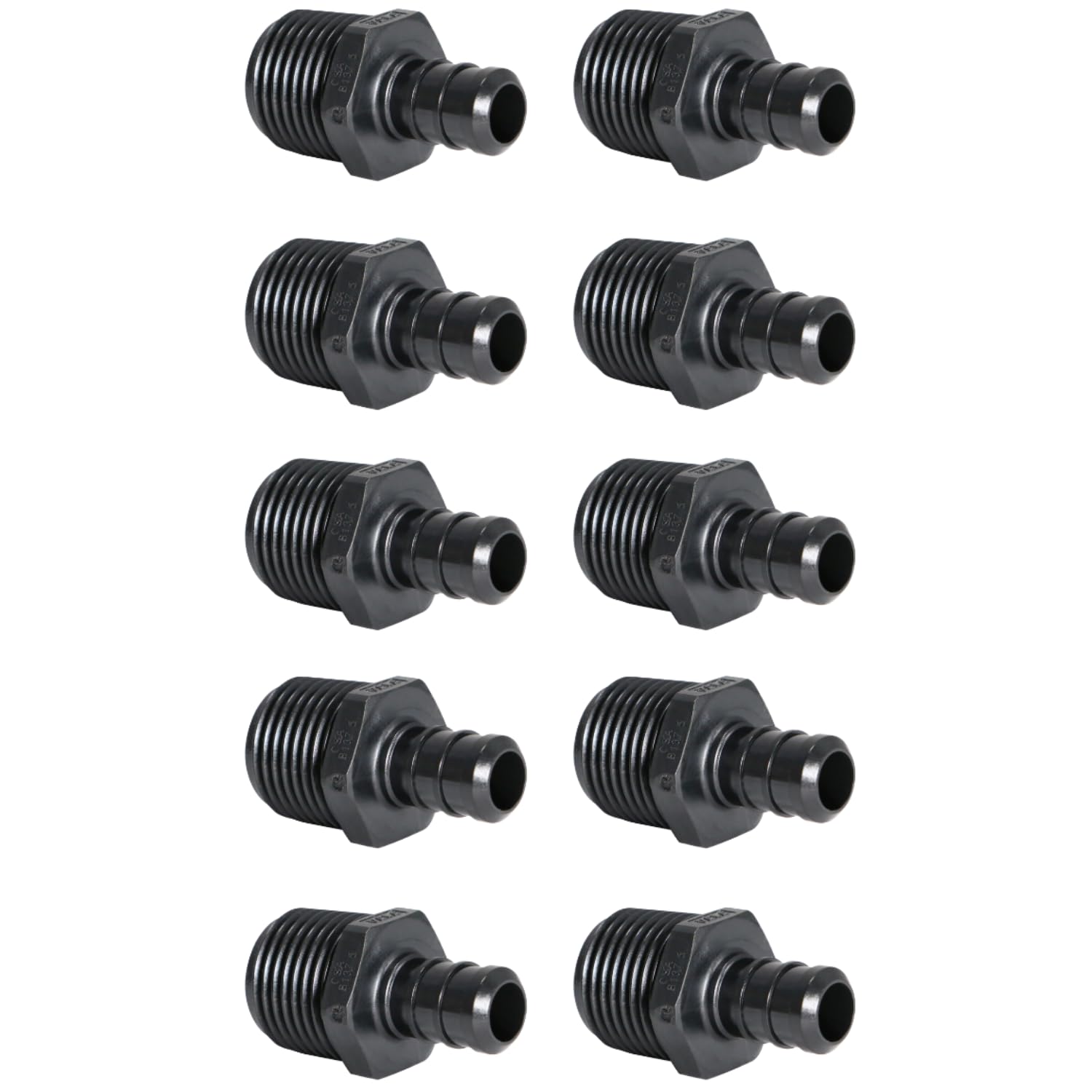 XFITTING PEX Adapter Buchse PEX Fitting 1/2" PEX X 1/2" NPT Buchse Schwenkbogen Aus Bleifreier Polylegierung - Für Crimpbeschläge Hebel 1 2 Zoll Bleifreie Messing Fitting