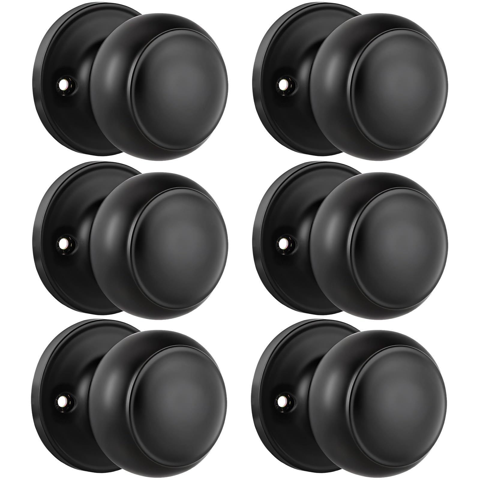 Black Door Knobs, 10 Pack Privacy Door Knobs Interior — Amazon image 20