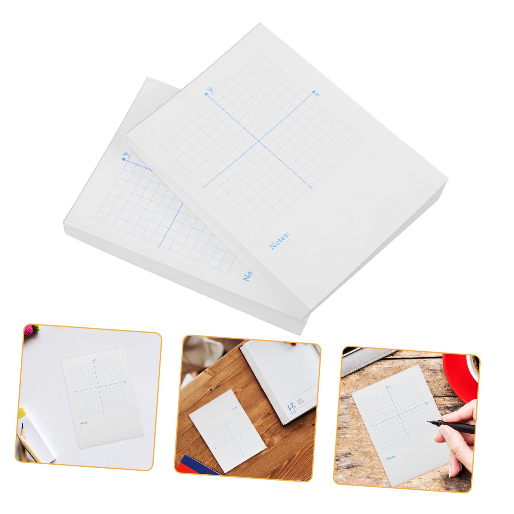 DOITOOL 4 Pezzi Libri Quaderni Millimetrata Xy per Disegni e Calcoli per Rappresentazioni Visive e Misurazioni Precise
