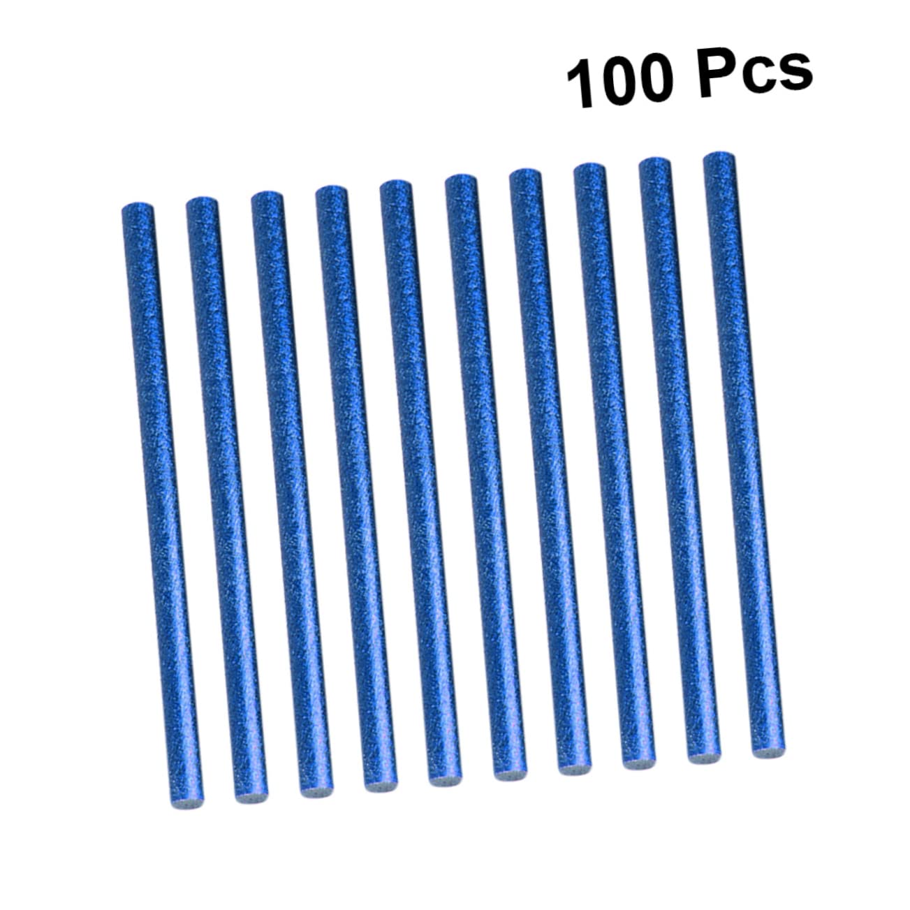 100pcs Colorful Hot Melt Glue Sticks Glitter Adhesive Rods for Projects and Home Decoration Strong Adhesion High Thermal Stability
