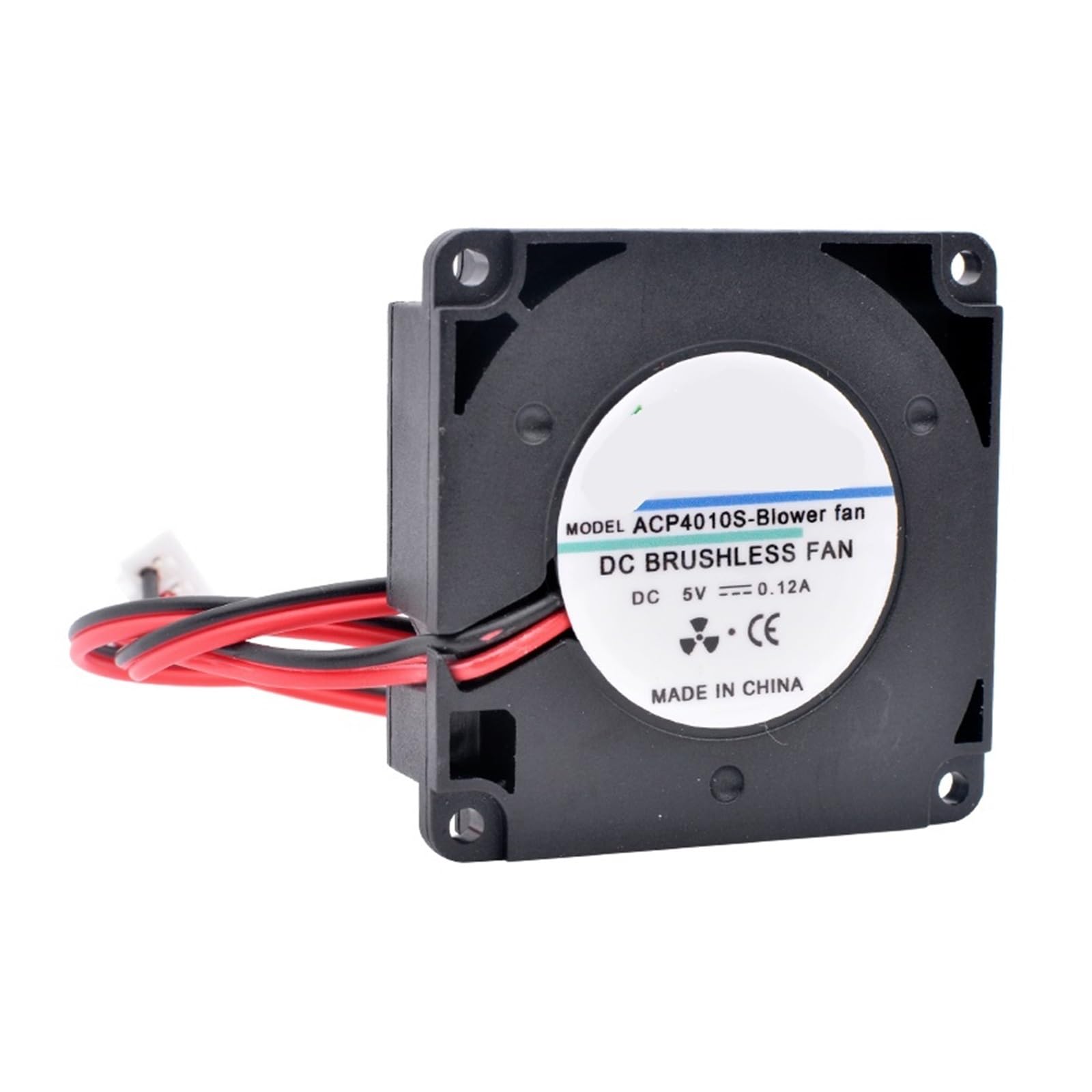 JJKKOZVQF 1PCS 4010S-Blower fan 4cm 40mm fan 40x40x10mm DC5V USB 12V 24V side blower cooling fan(24V XH2.54 2pin)