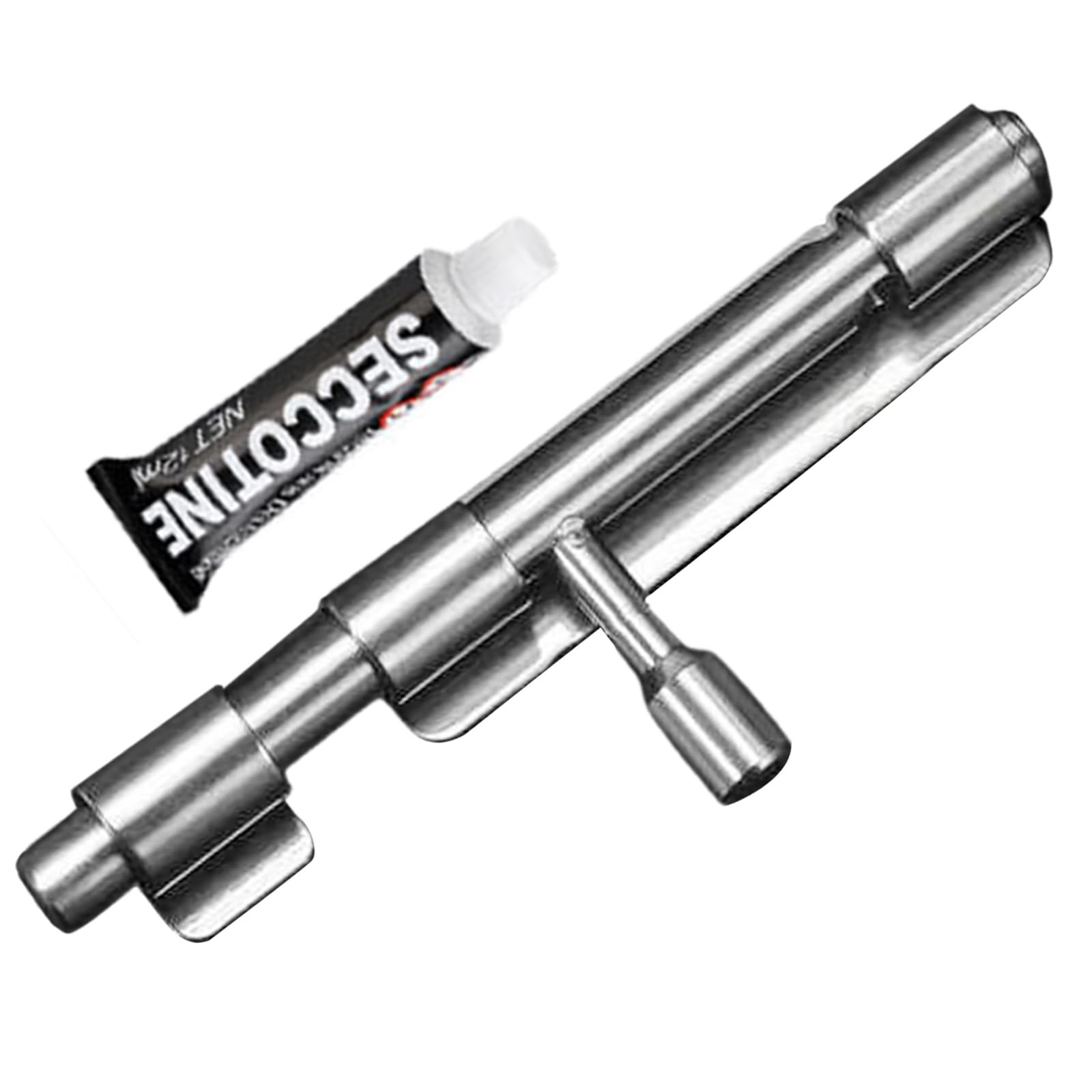 Tsophreniq A Stainless Steel Door Sliding Bolts Latches Hasp Heavy Duty Garden Shed Sliding For Fence/Wood/Barn Door Gate Toilet