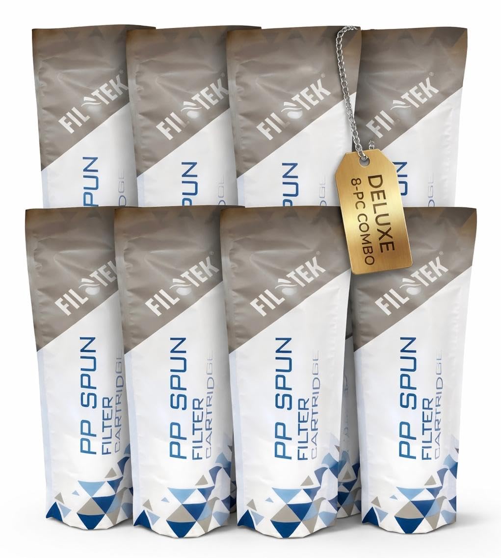 SELECTRA 10pcs PP Spun Filter/Cartridge for All Types of RO Water purifiers | RO Water Purifier Cartridge, RO Spun Filter Cartridge Sponge Replacement Water Filter Candle (Pack of 8 (90 GM))-image-10
