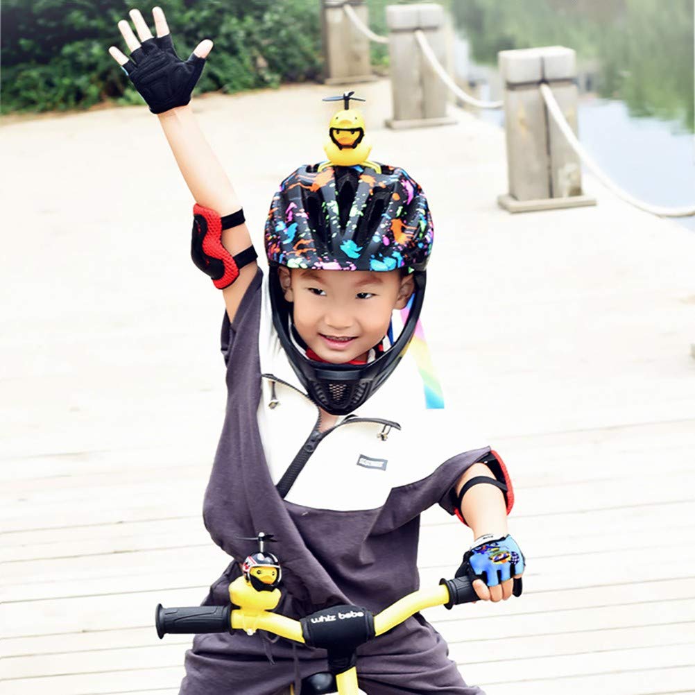 Kinder Fahrradhelm Abnehmbar Integralhelm Verstellbar Kinderhelm Multi-Sport Schutzhelm für 3-15 Jahre Junge Mädchen Skateboard Roller Inlineskaten Scooter BMX