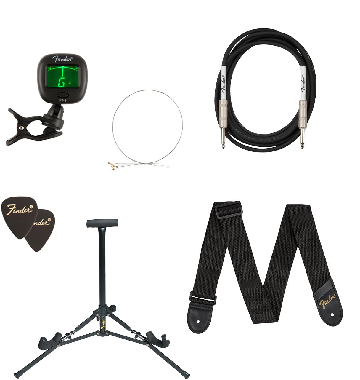 Fender Squier Debut Series Stratocaster Chitarra Elettrica Kit - Accessori Inclusi: - Stand - Ampli Frontman 10G - Gig Bag Imbottita - Tracolla - chitarra elettrica - Cavo da 3 m - Accordatore FT-1