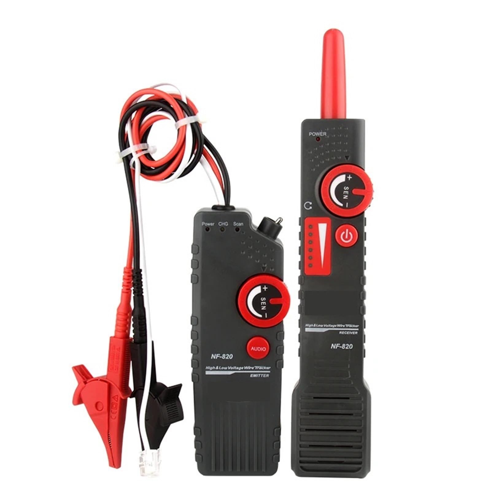 Mthckxjbsuz One Color Cable Tracker, Underground Cable Locator Anti-Interference Wire Network Tracker