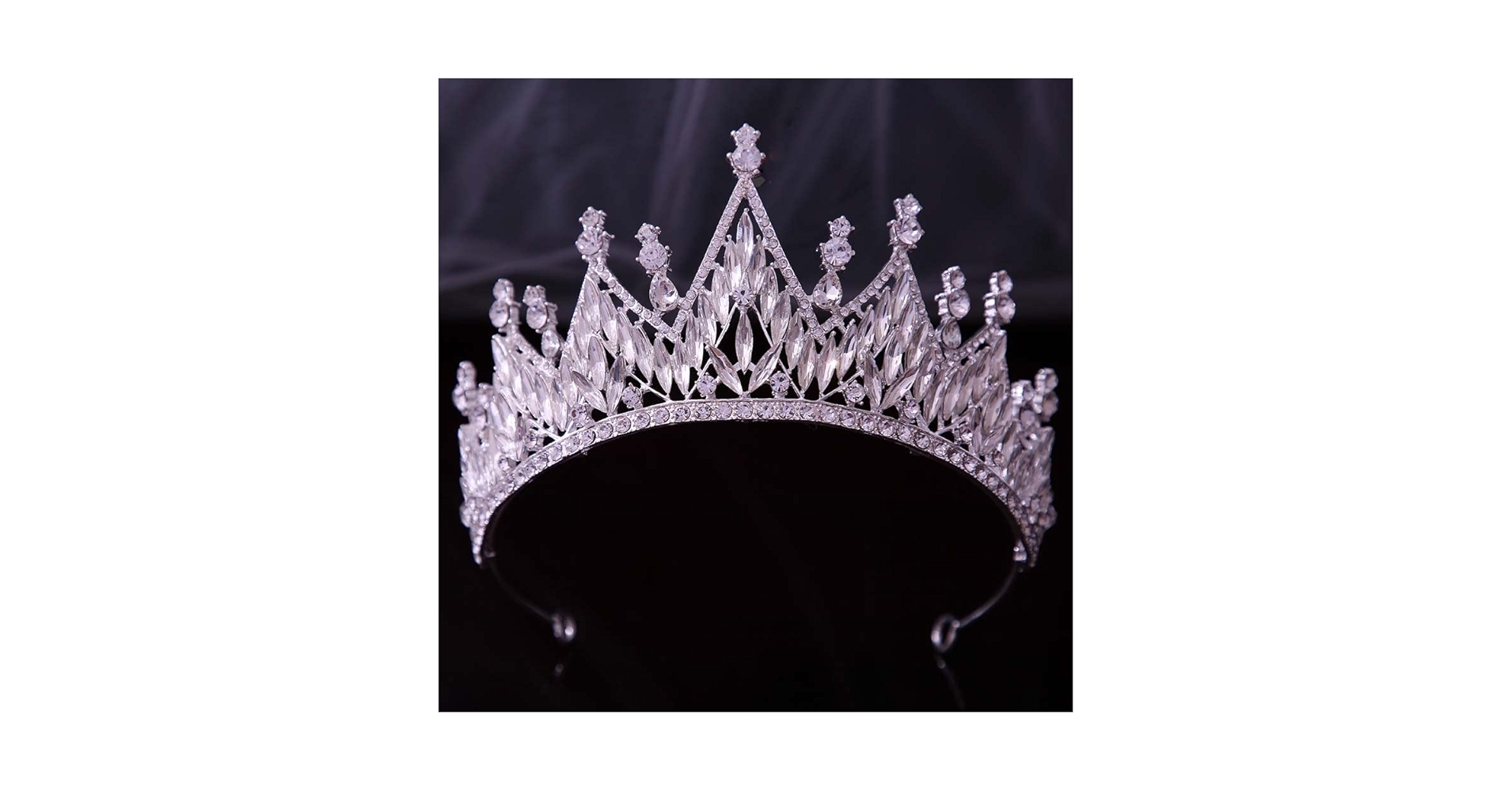 ✧tiara✧ Amazon.com : ZIFENGXUAN Ladies Crown Tiara for Women Costume