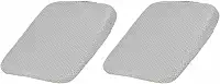 HARFINGTON 2 peças de almofada de assento de 6 cm de espessura confortável de espuma viscoelástica para cadeira de escritório com fundo antiderrapante para motorista de assento de carro, cinza