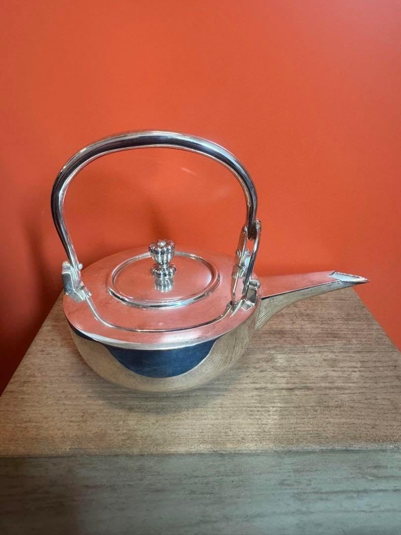 純銀 急須 ティーポット 茶道具 茶器 1715 純銀 急須 ティーポット