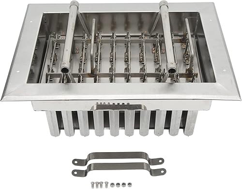 40 moldes de paletas de acero inoxidable con soporte, máquina de helados de congelación rápida para paletas de hielo caseras