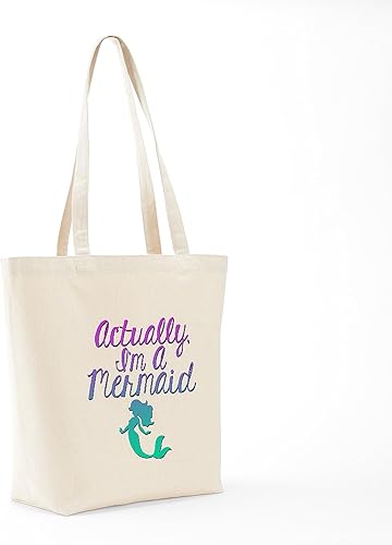 Miniatura 7 de CafePress En realidad, I'm A Mermaid Tote Bag Bolsa de lona natural, bolsa de compras reutilizable