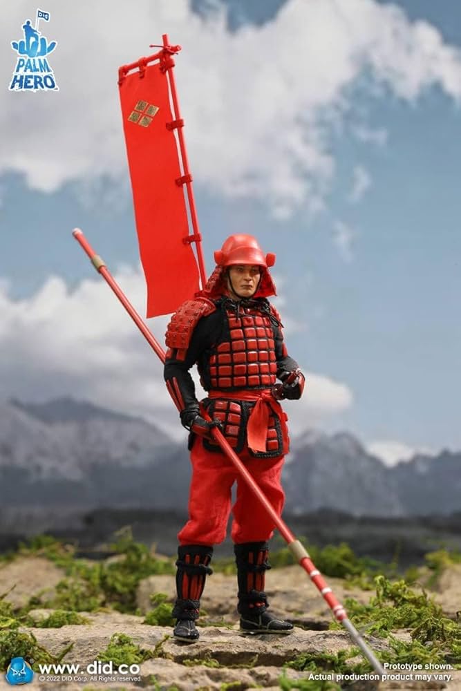 Amazon.co.jp: DID 1/12 フィギュア 戦国 サムライ 武士 赤.Ver