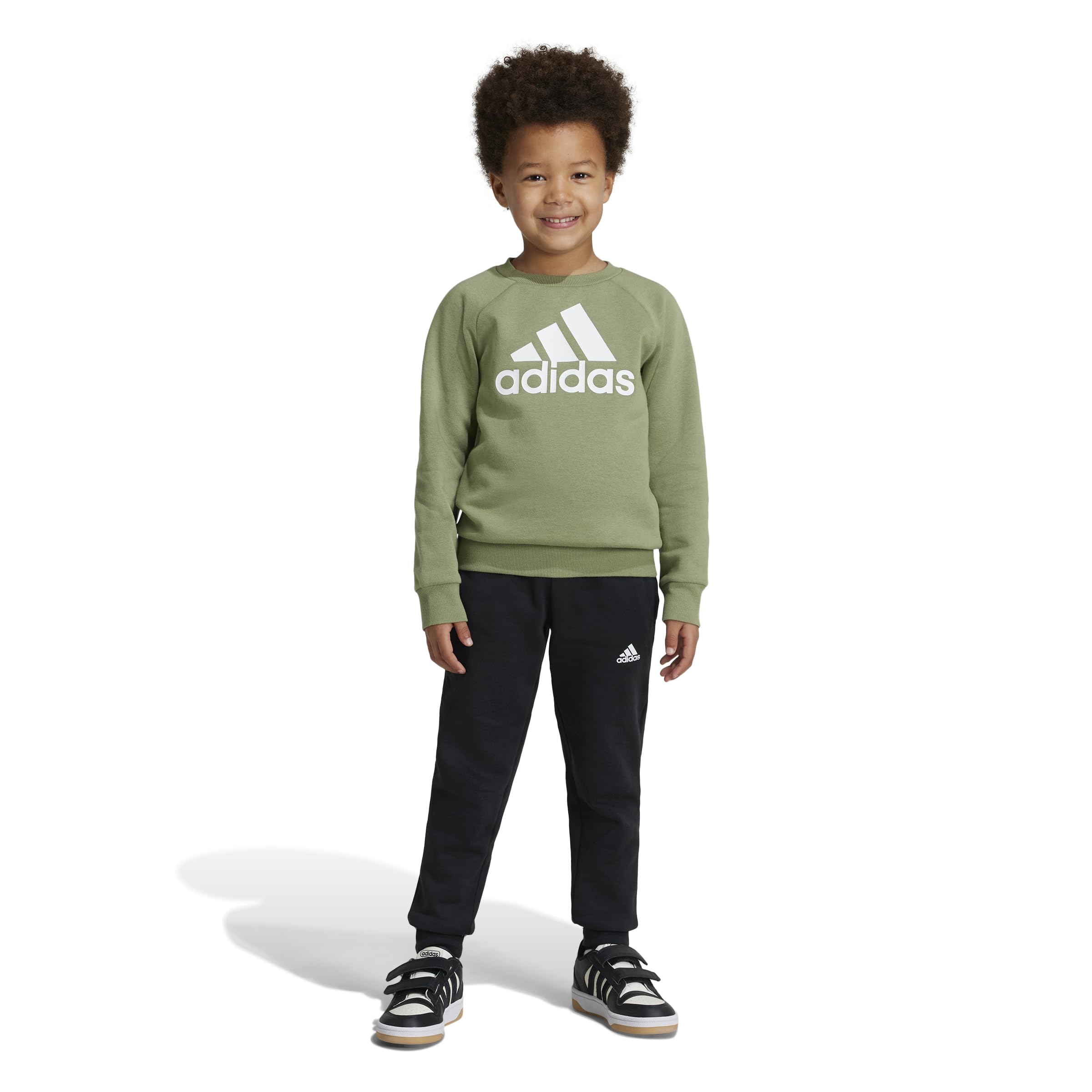 adidas Essentials Ensemble polaire Logo 4-5 ans, Vert, 4 ans