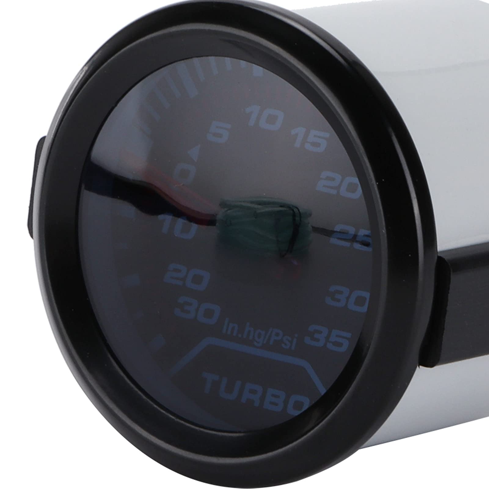 Kit Manometro Turbo Boost, Manometro Turbo Boost 12V 52mm/2in 35PSI Display Digitale Modifica LED Blu Rosso Universale