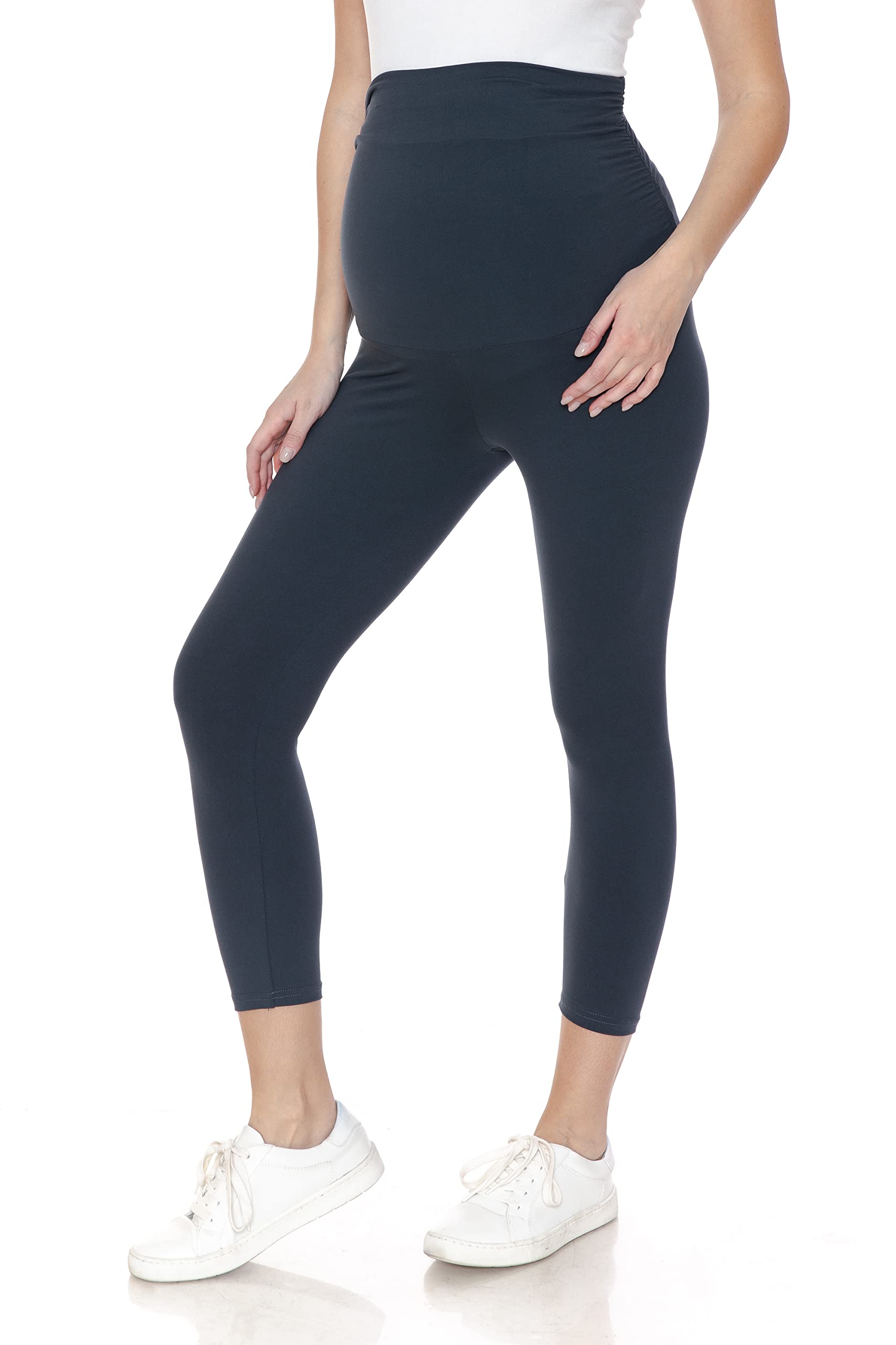 Leggings Depot Leggings premaman da donna, sopra la pancia, stile casual, per yoga