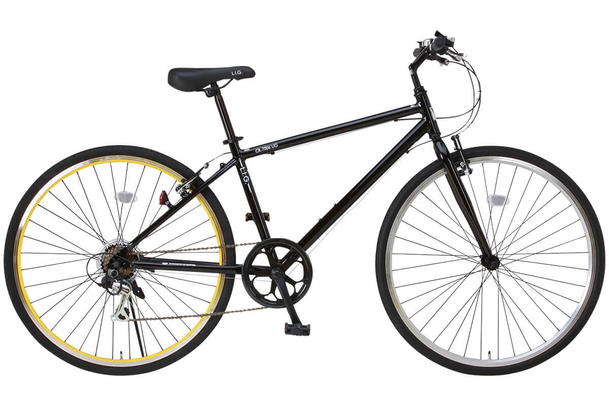 Amazon | リグ(LIG) CR-7006 クロスバイク 自転車 700C 6段変速 アルミ
