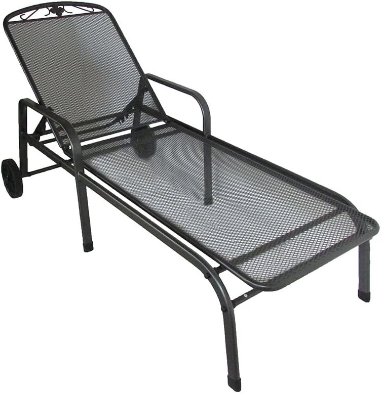 Royalcraft 520201 Royal Garden Savoy Sun Lounger, Grey, 100x100x100 cm