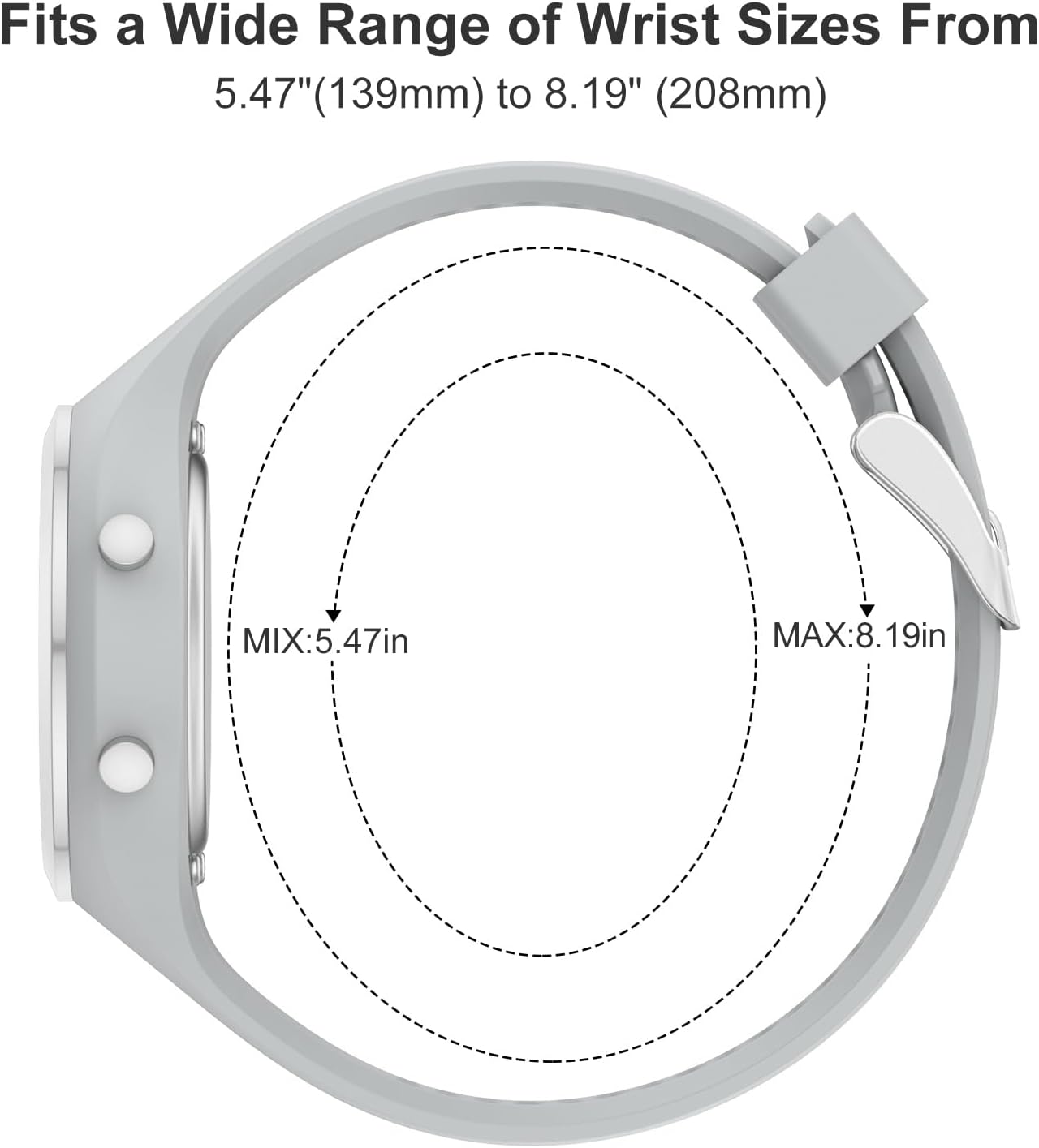 GOLDEN HOUR Waterproof Sport Women's Digital Chronograph Silicone Strap Watch - Image 3