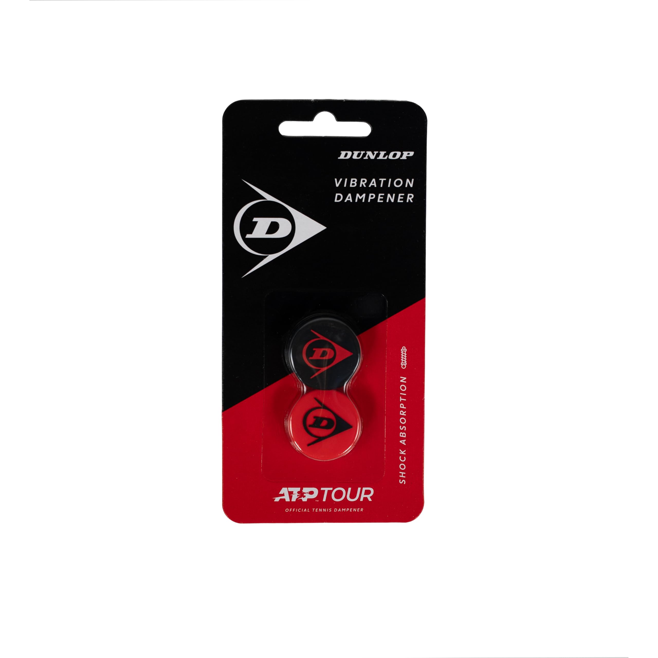 Amortiguador Dunlop Flying D Rojo/Negro Pack 2 - Amortiguador de Vibraciones para Raqueta de Tenis
