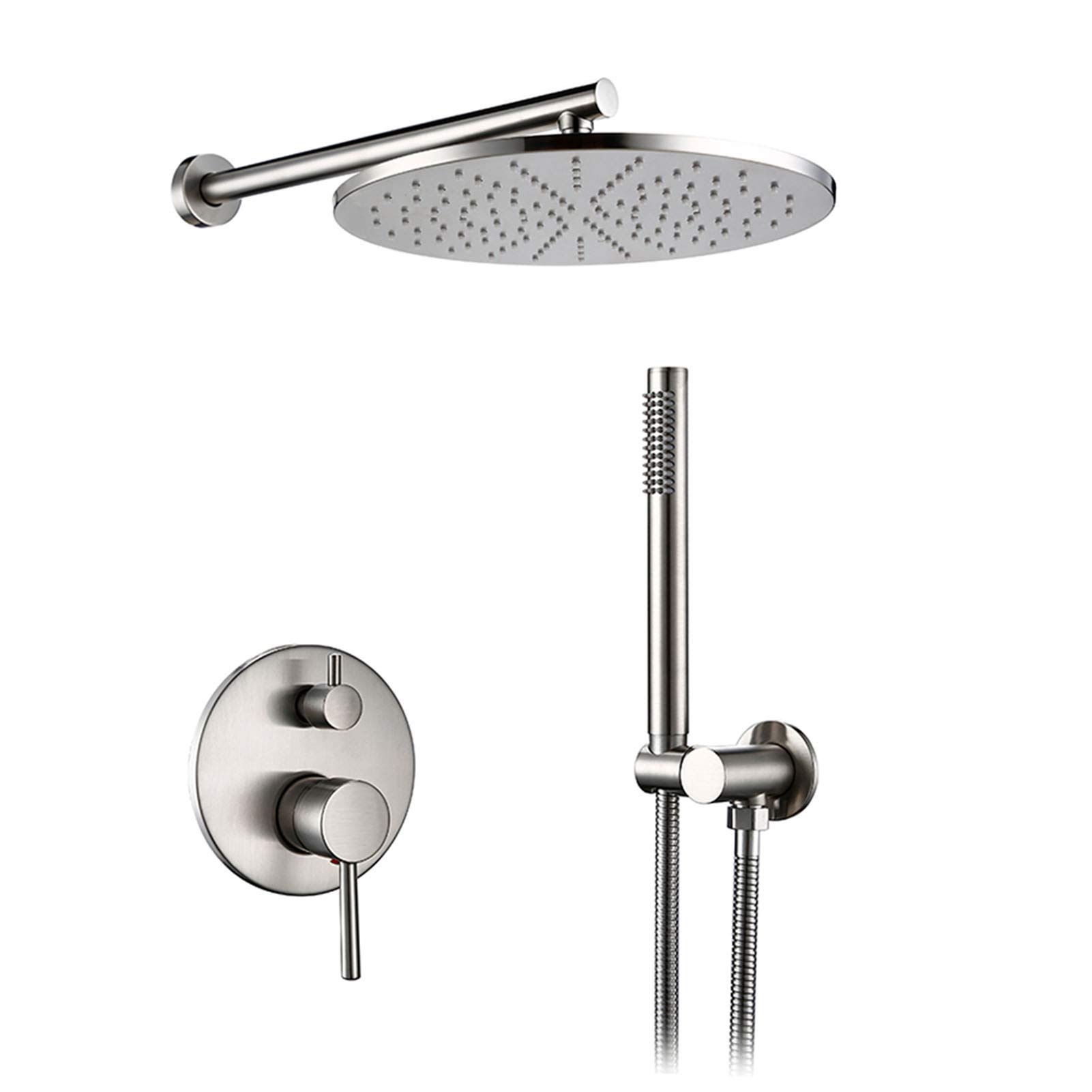Pommeau de douche à effet pluie 12 pouces pour une salle de bain moderne