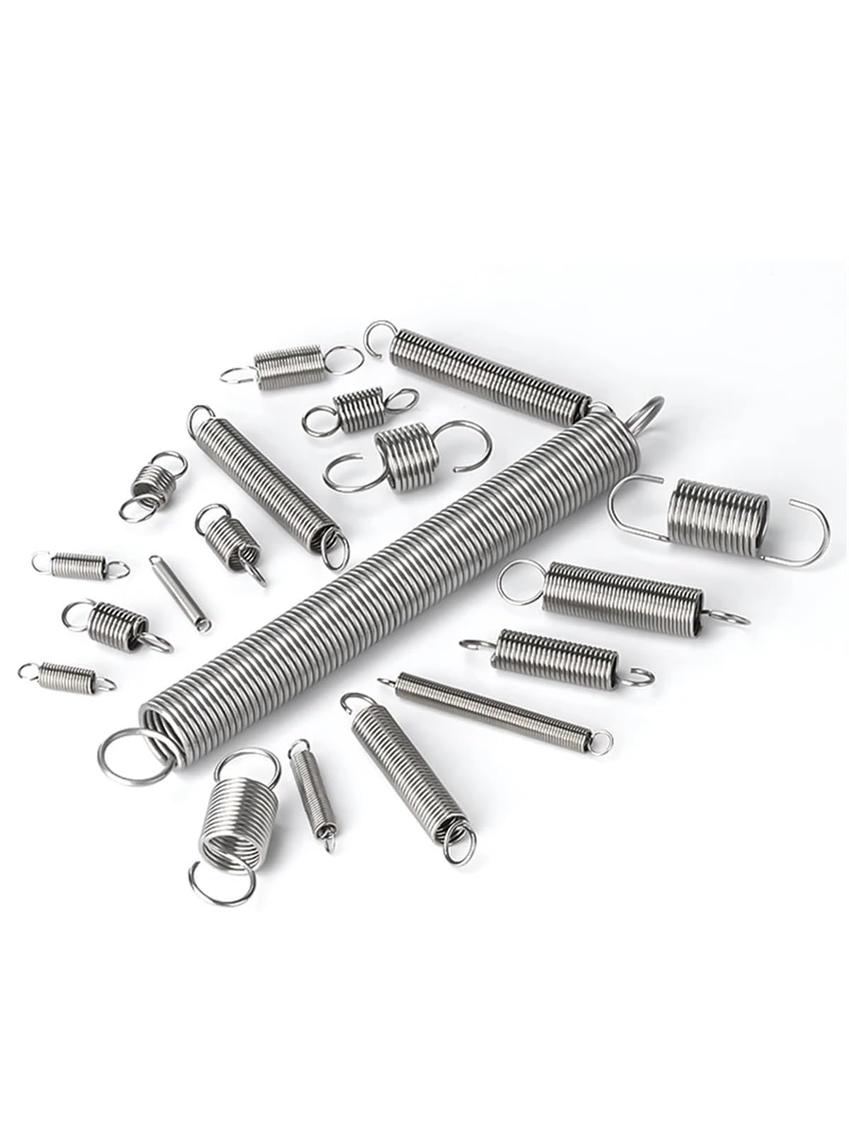 Molle Per Trampolino - 4 Pezzi, Acciaio Inox 3.2mm, Lunghezza 14cm