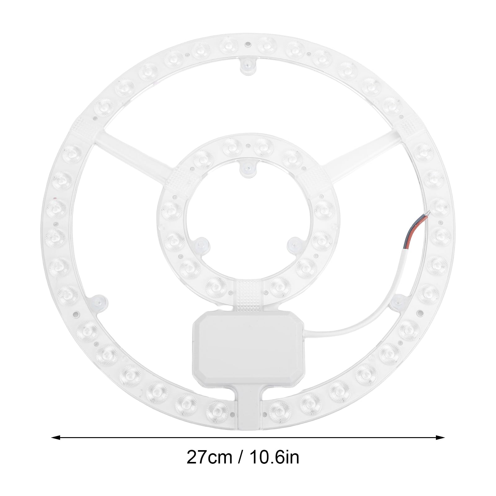 Greensen Luz LED de Techo, Panel Redondo Magnético de Reemplazo de 48W y 10.6 Pulgadas con Luz Difusa 360 y Vida Útil de 50000 Horas, para Luces de Ventilador de Techo Empotradas