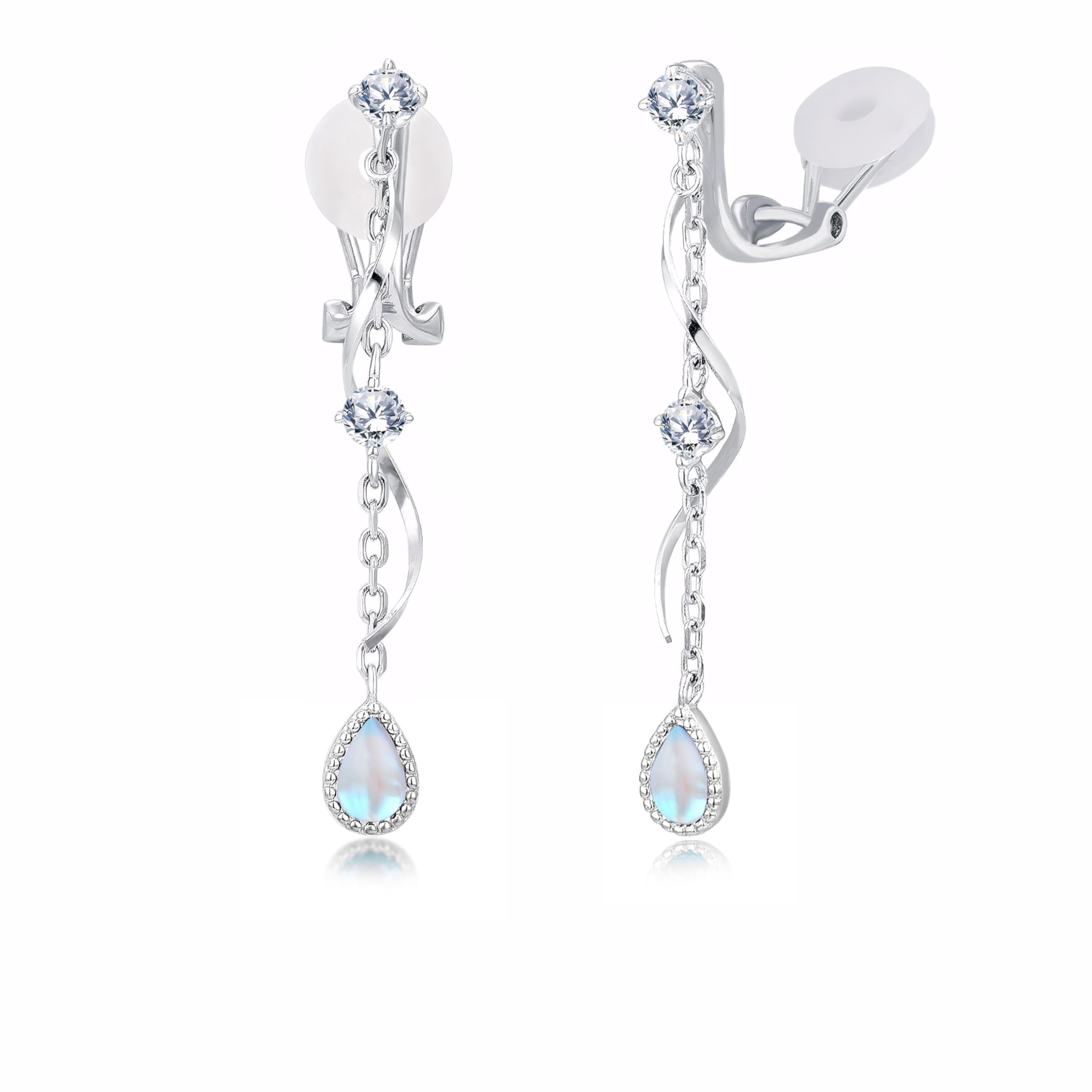 Amazon.co.jp: FH BIRD: 誕生石 イヤリング