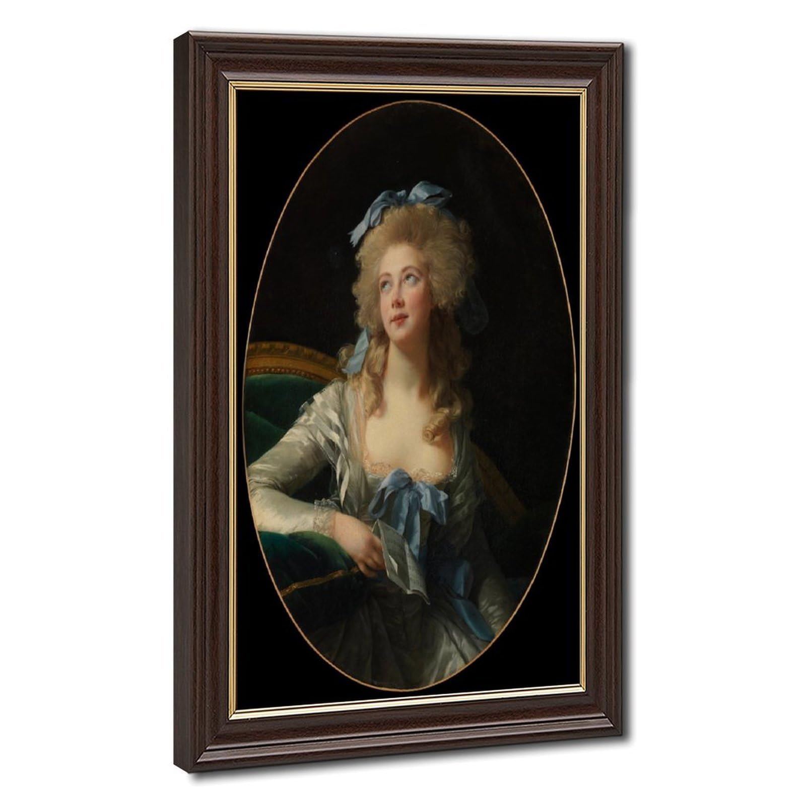 WCYB Madame Grand by Élisabeth Vigée Le Brun Prints Posters Canvas Deco Paintings Wall Art For Office Hangable Frame 20" L X 30" W