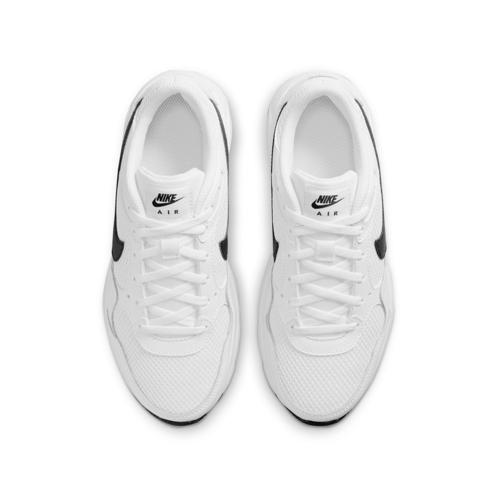 NIKE Chłopięce buty do biegania Air Max Sc, Biały czarny biały, 38 EU