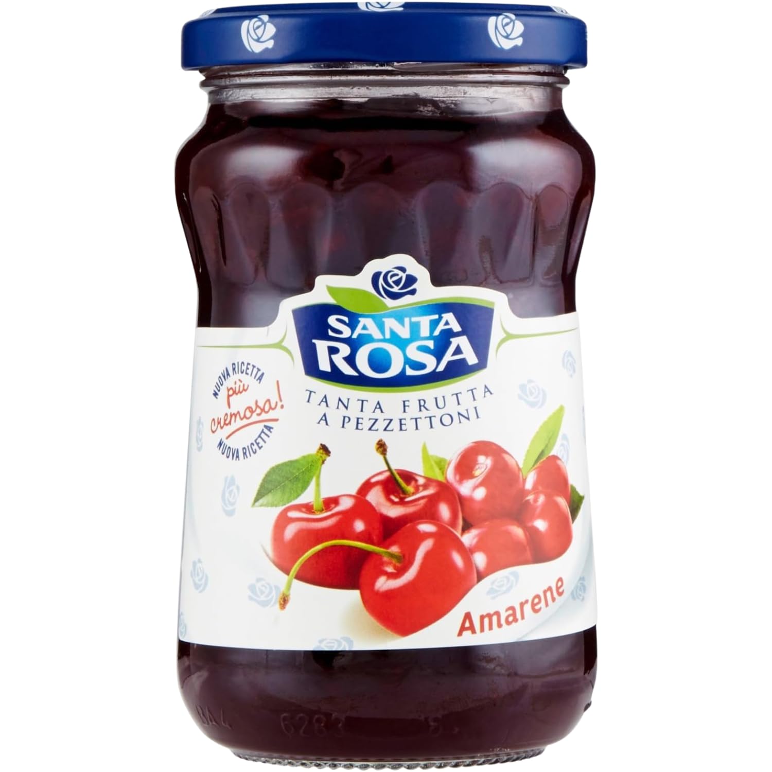 Confettura di Amarene 350 g – Marmellata con Frutta a Pezzettoni Ideale per Colazione e Dolci – Variazioni 4/8/12 Pezzi (12 PEZZI)