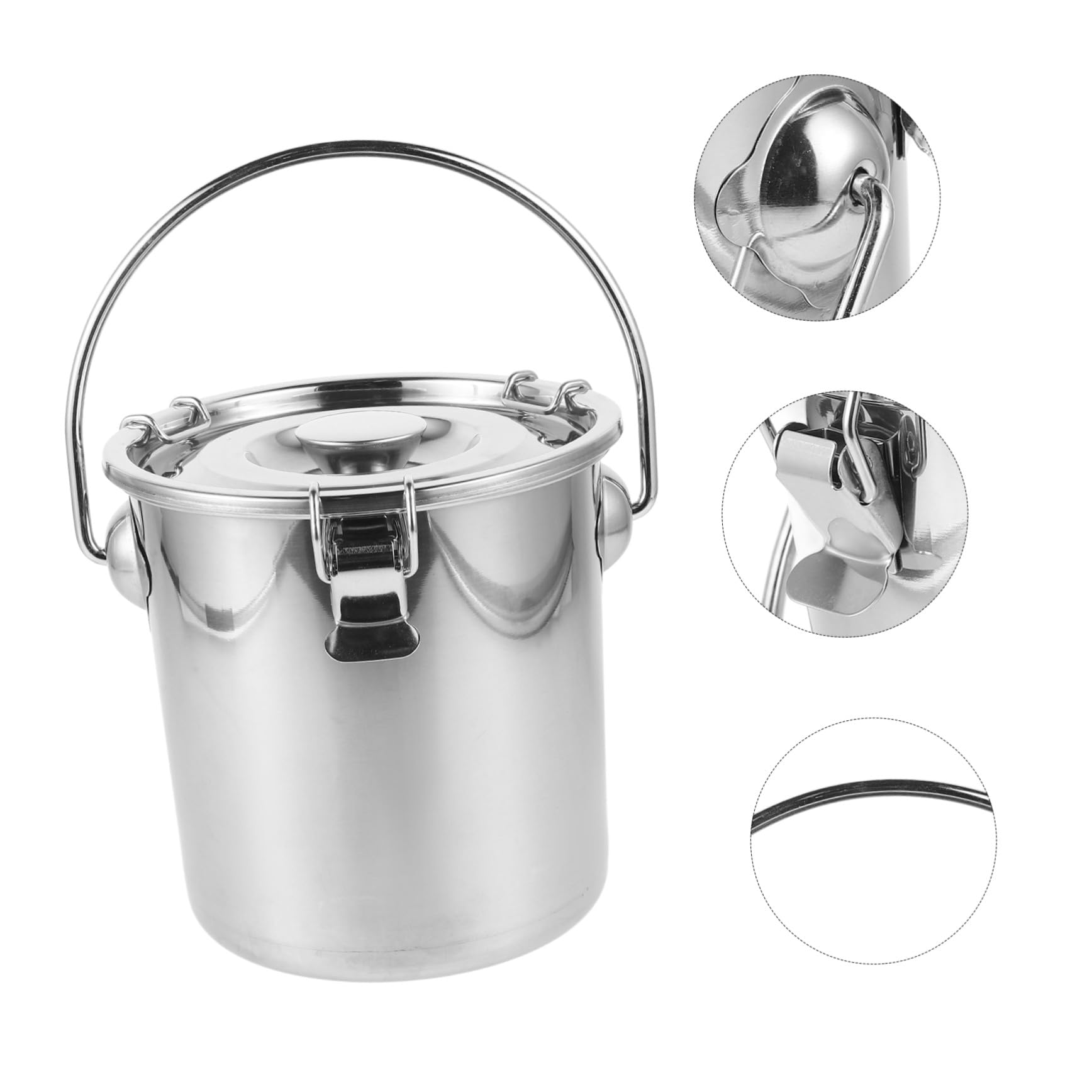 Edelstahlbehälter mit Deckel Luftdicht und Auslaufsicher 3l Edelstahl für Kaffeeaufbewahrung Haushalt und Outdoor Abenteuer
