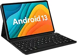 Tablet E1038 10.1' Android – 6GB RAM + 128GB | Touch + Teclado + Capa Inclusos | Ideal para Estudo, Trabalho e Entretenimento