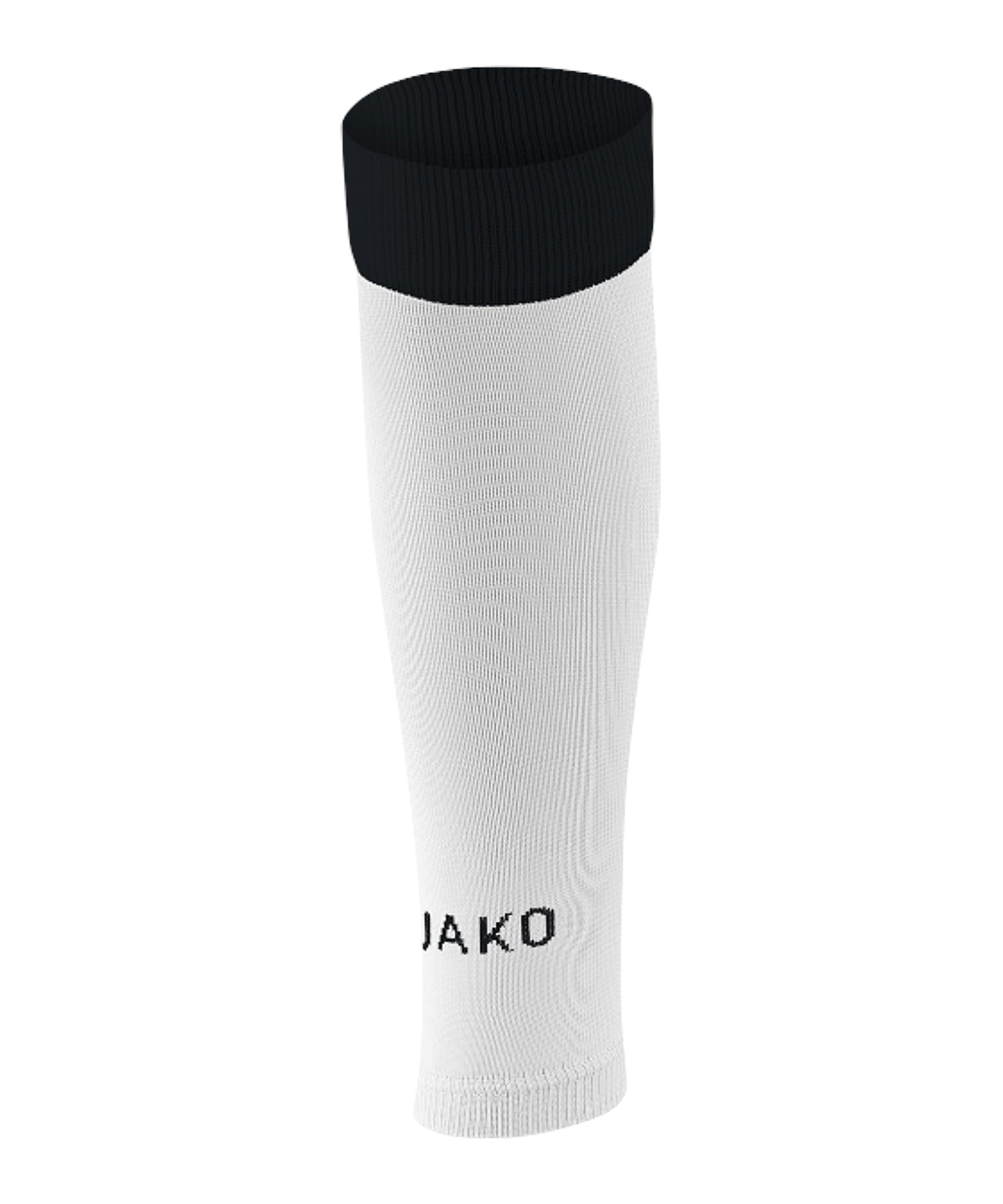 JAKO Unisex Tube getry Dynamic, białe, L (senior)