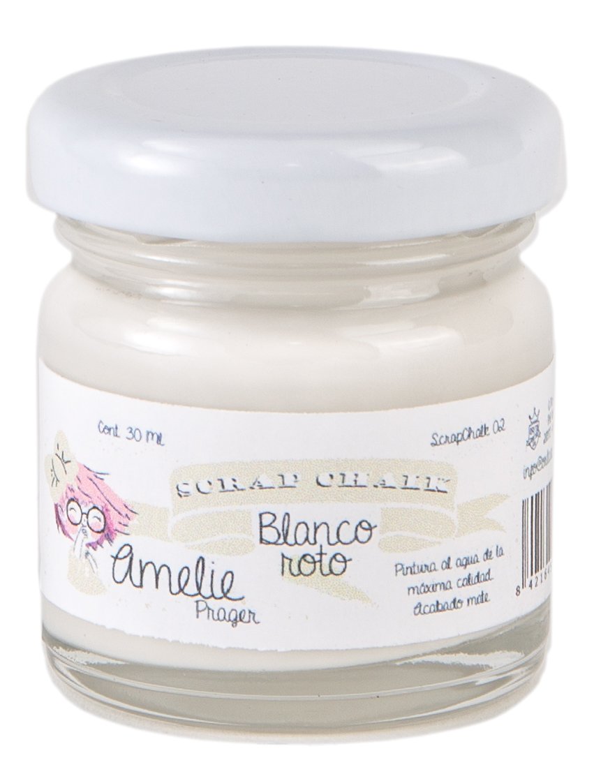 Amelie Prager Kit3001 - Pack de 12 botes de colores básicos para pintura a la tiza