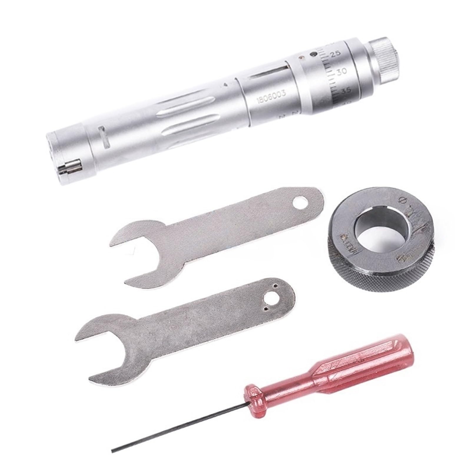 MicrómetrInterior De Tres Puntos Micrómetros internos de tres puntos, 6-100mm, 0.001mm, micrómetro interior de tres puntos, herramienta de medición de diámetro interno (Color : 25-30mm)