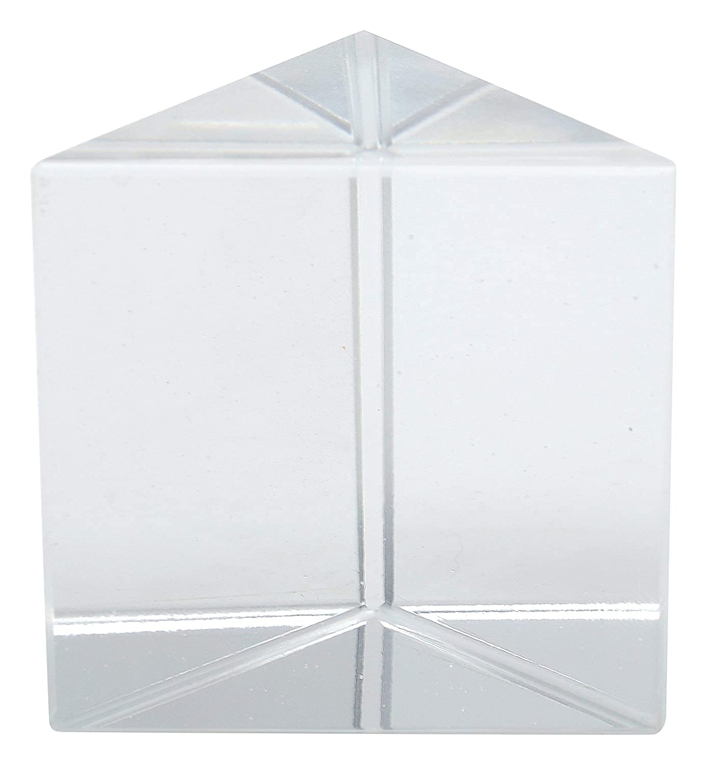 Glass Prism,Solid Prism, Equilateral Prism, Prism for Science/Optics/Spectrum Experiments 38 X 38x38mm - Pack of (1) 1
