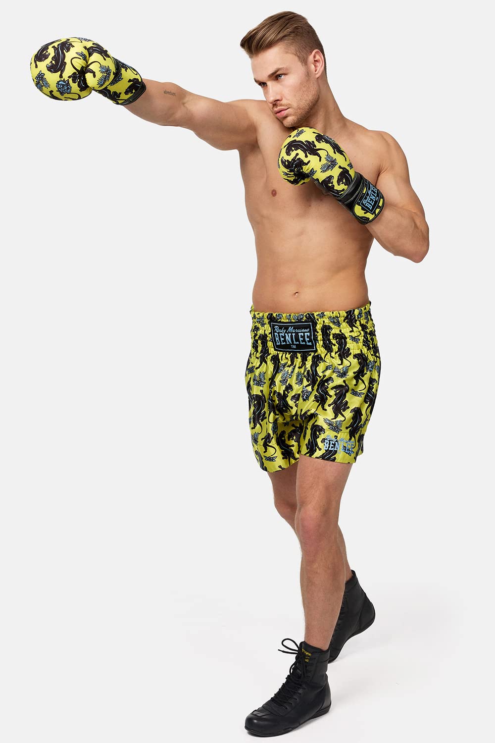 BENLEE Herren Thaibox-Hose Panther Thai
