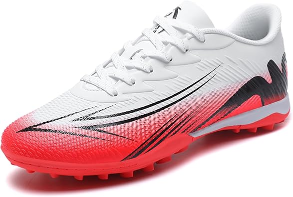 Soccer Cleats for Mens Womens High Tops Lace Up Unisex Football Shoes Indoor Turf Soccer Shoe