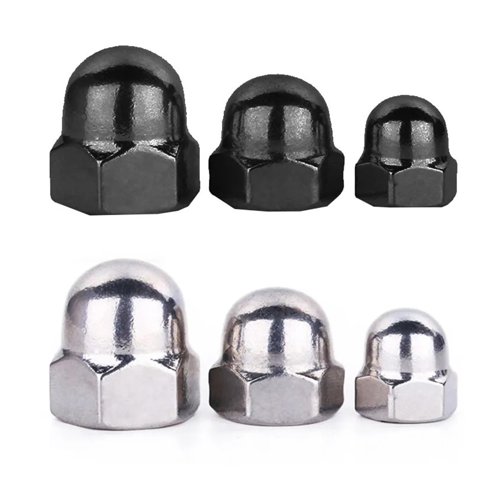 Cupola Nuts A2 Acciaio Inox M4 M5 M6 M8 M10 Dado Ghianda - Foto 10