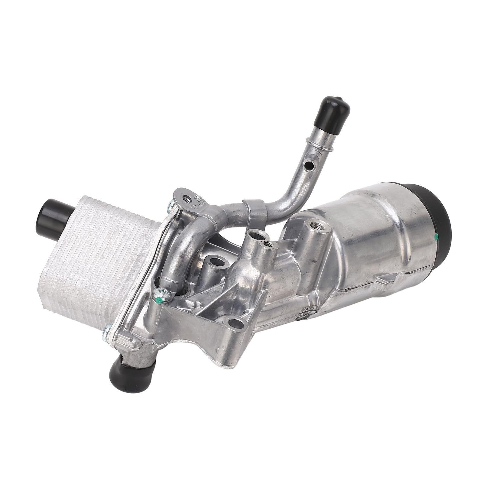 Aramox Boîtier de Filtre de Refroidisseur d'Huile Moteur, Remplacement en Métal pour, Protège le Filtre à Huile, Installation Facile pour les Modèles Turbocompressés