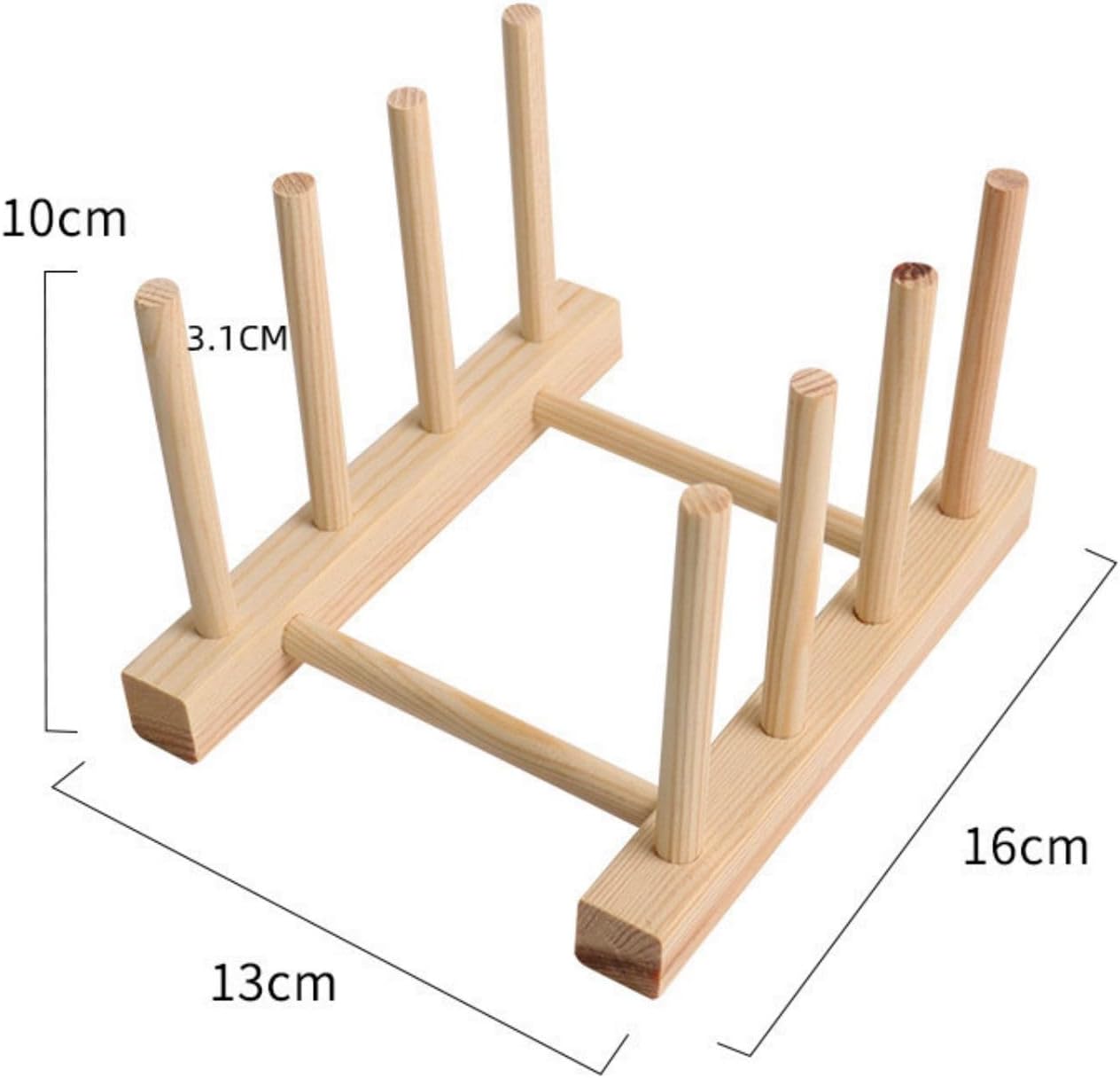 实木沥水架木质盘架碗碟架碟架厨房 Kitchen Gadgets, Cook Accessories 置物架 Sink Organizers and Storage 碗盘收纳架 KCookware Accessories - 752