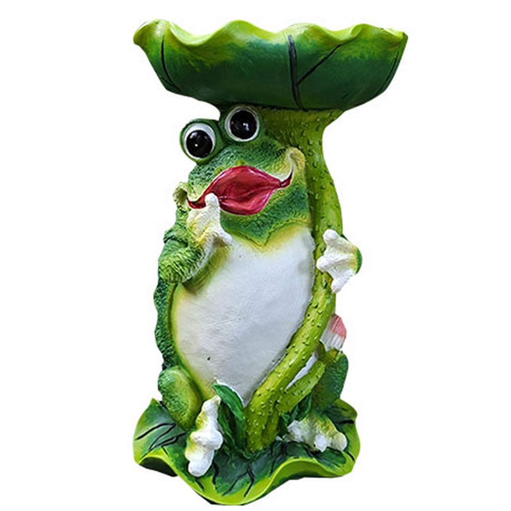 Statues de jardin de grenouille originales et sculptures d'animaux pour cour