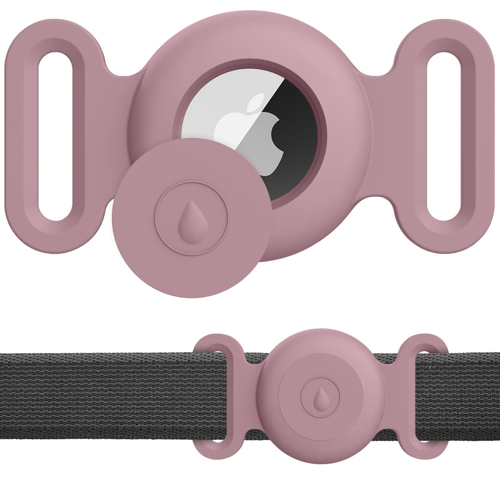 Meliya Airtag Case 1st/2nd for Dog Cat Collar, Waterproof Apple Airtag Protective Holder GPS Tracking Finder for Pet, Silicone Case for Dog Collar Cat Loop Holder Pet Accessories — view 42
