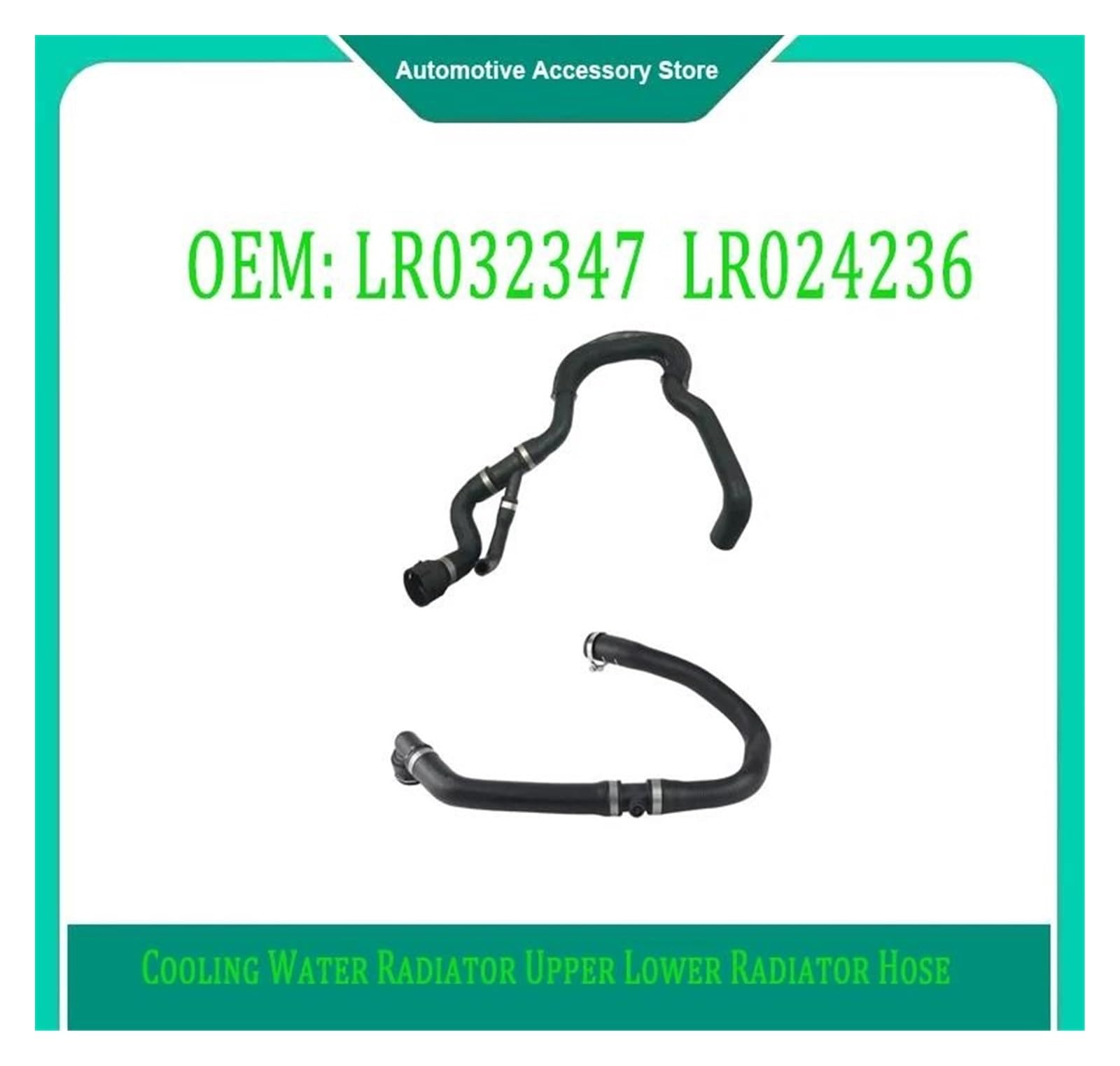 Wąż płynu chłodzącego do samochodu LR032347 LR094509 LR024236 1 sztuka dolny dolny wąż chłodnicy wody do Freelander 2 2012-2015 Evoque