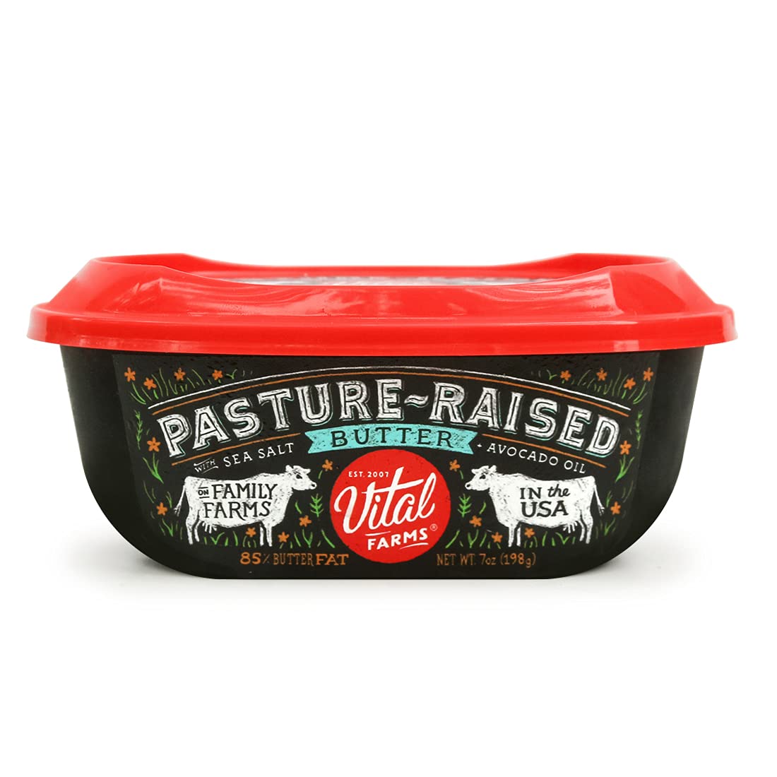 Vital Farms Butter with Avocado Oil, Spreadable, 7 oz
