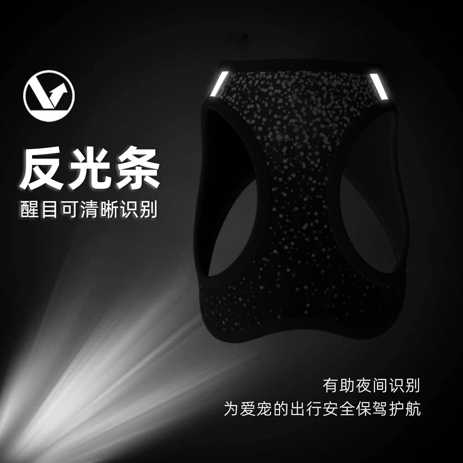 Arnés de verano para cachorros con estampado de purpurina plateada brillante con reflectante, accesorios para perros y gatos pequeños, medianos y grandes 8